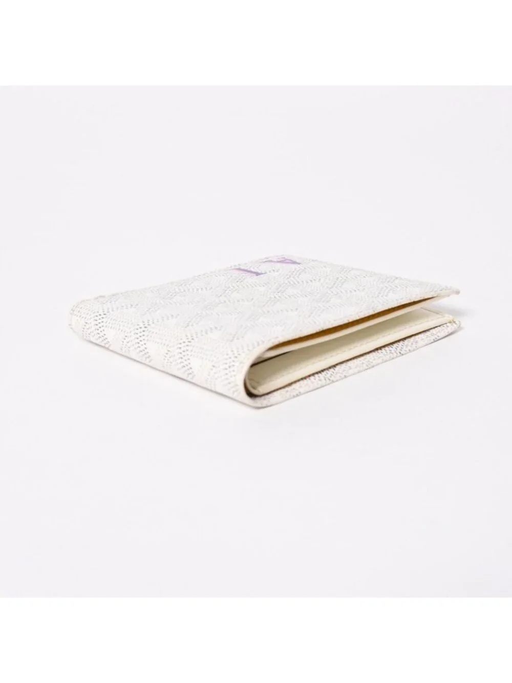 Goyard Victoire Wallet Bifold Leather White